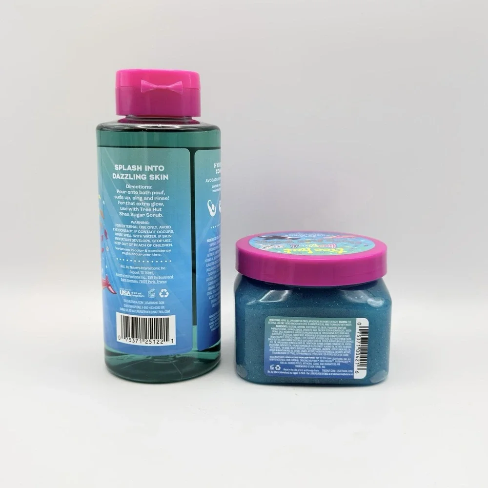 Lisa Frank Treehut Ocean Pop Sugar Scrub and Gel Wash New